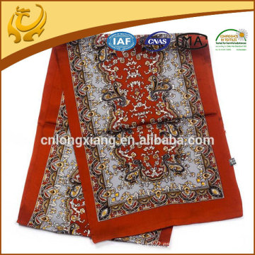 2015 paisley impreso bufanda de seda india